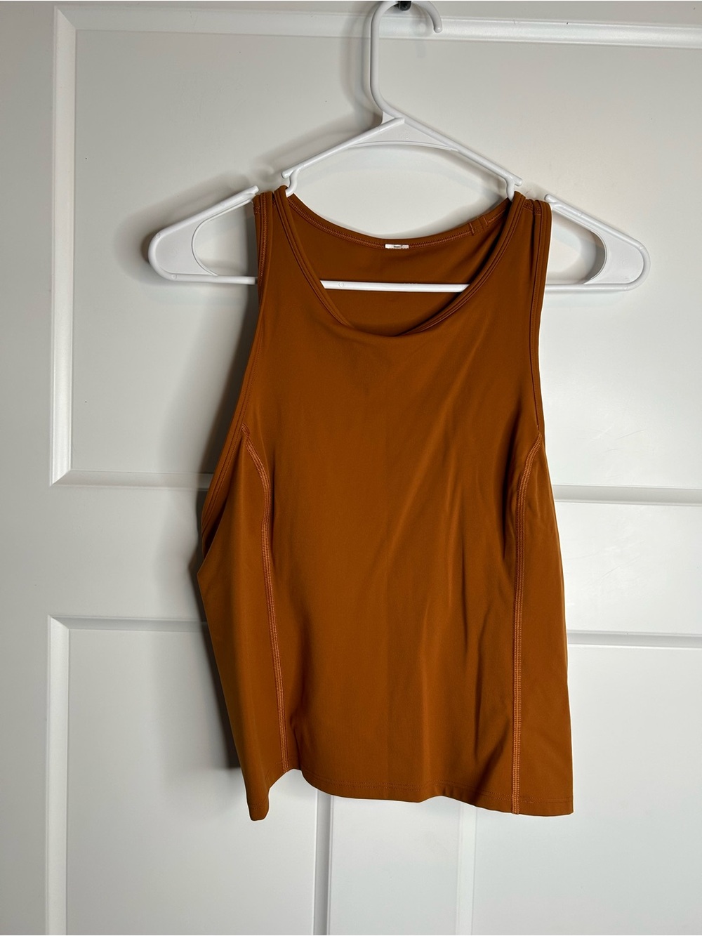 Lululemon Women’s Racer Back Tank Tan No Sz Tag Measurements In Pics 5663